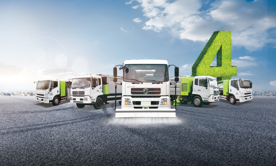 巅峰国际环境陆续在两年名列新能源环卫车辆行业市场占有率第一